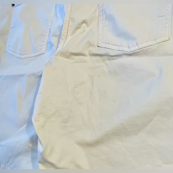 Anthro Pilcro | Bermuda Denim Shorts | Cotton | Natural | Women’s 32 - Picture 7 of 8